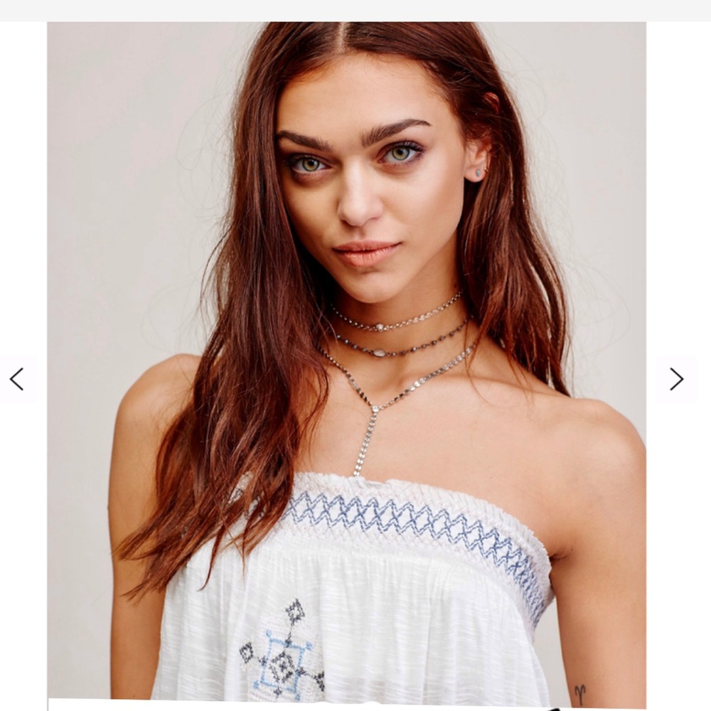 NWOT Free people Boho Tube Top - Picture 6 of 13